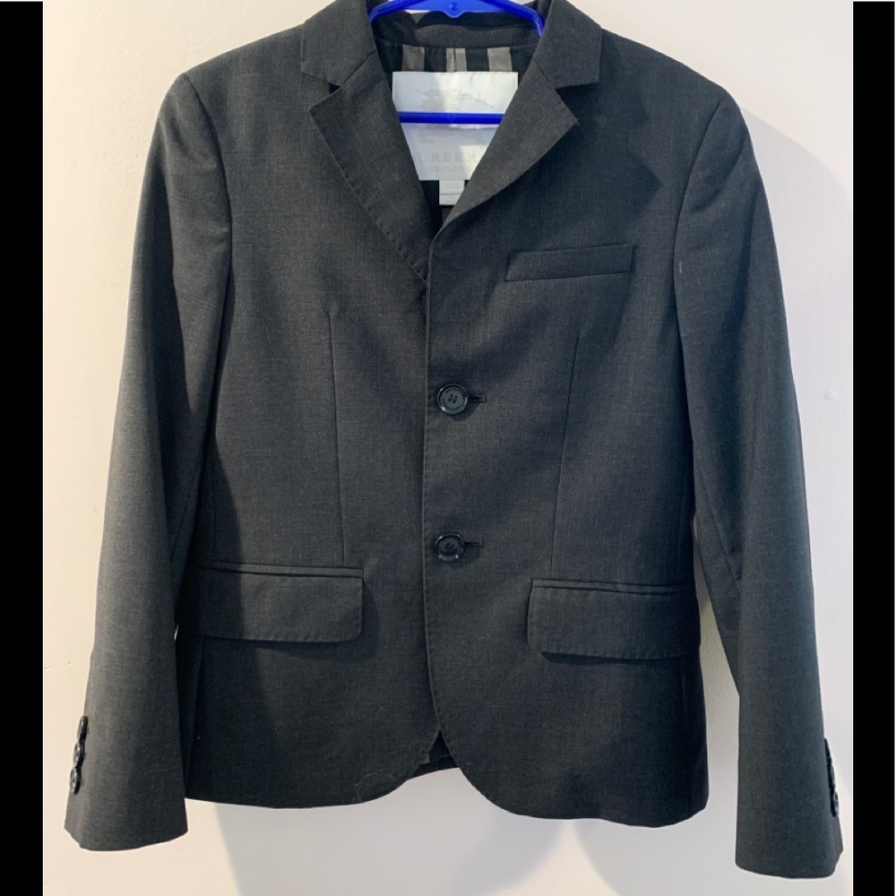 Burberry Children Boys Suit jacket Blazer dark grey